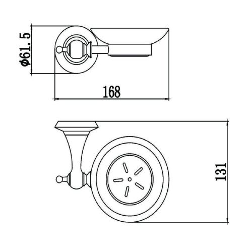 Мыльница Savol S-06959W - фото 3