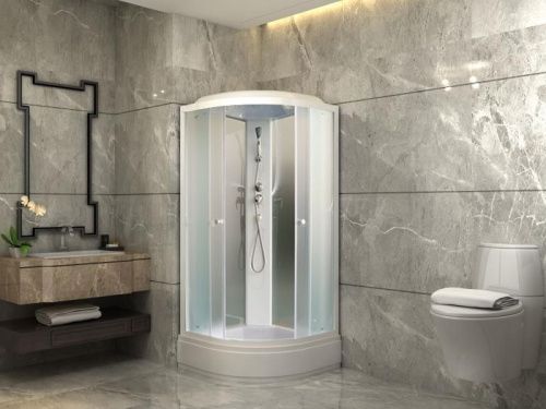 Душевая кабина Parly Effect EFM921 90х90 четверть круга с крышей ориентация универсальная