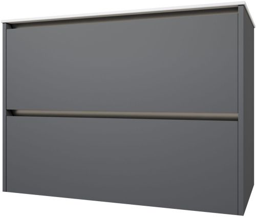 Тумба под раковину Allen Brau Activity 1.34013.PGM 90х50 подвесная цвет серый - фото 2