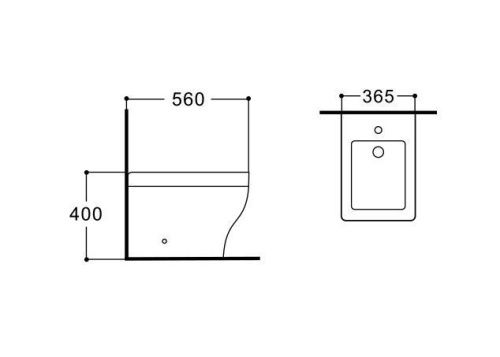 Биде подвесное Aquatek АМАДЕО AQ1264-00 цвет белый - фото 4