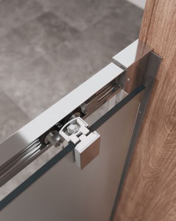 Душевая дверь Cezares MOLVENO MOLVENO-BF-1-110-P-Cr 110х195 стекло рифленое профиль хром