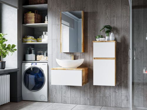 Зеркало-шкаф Misty Ива П-Ива04045-01П 50х80 подвесной цвет коричневый - фото 5