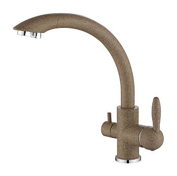 Смеситель для кухни Paulmark ESSEN Es213001-302 на мойку бежевый