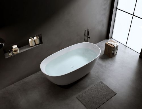 Ванна из искусственного камня Timo SATU SATU1750 175х80 отдельностоящая овальная - фото 5