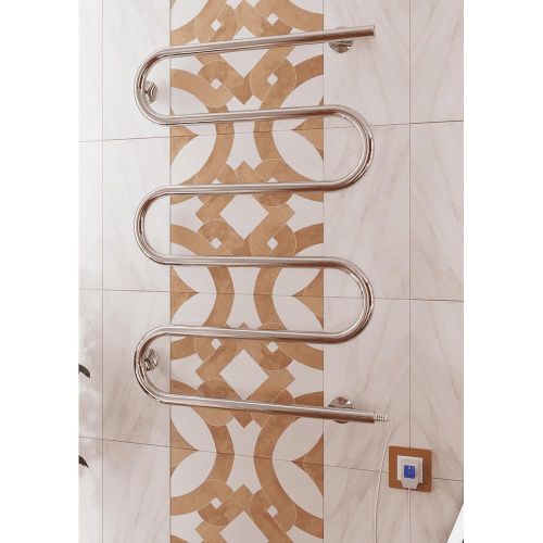Полотенцесушитель электрический Terminus 4620768883972 60х85 хром - фото 5