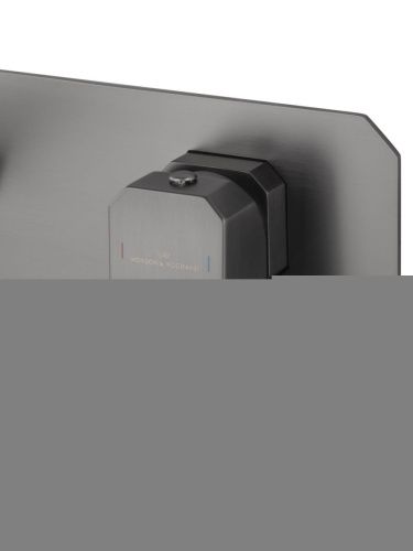Смеситель для раковины Wonzon & Woghand Diamond WW-88869011-BGM встраиваемый в стену серый - фото 4