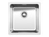 Кухонная мойка Ukinox Лофт LOB400.400 -GT10P 40х40 цвет нержавеющая сталь поверхность брашированная