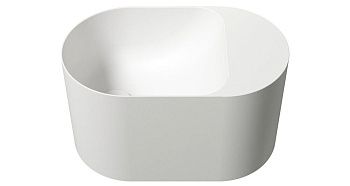 Раковина из искусственного камня Zenon Guadiana 4000.000.000.000.39674 50х30 подвесная цвет белый