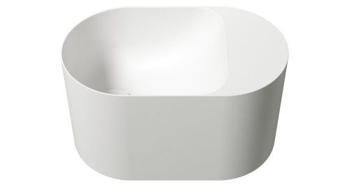 Раковина из искусственного камня Zenon Guadiana 4000.000.000.000.39674 50х30 подвесная цвет белый