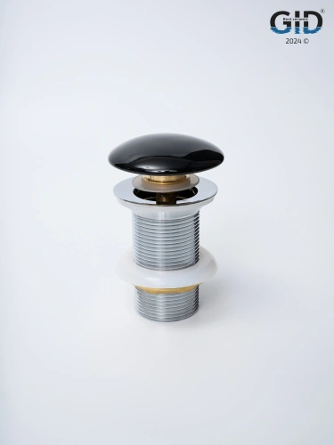 Донный клапан Gid Minucia 72201K черный - фото 2