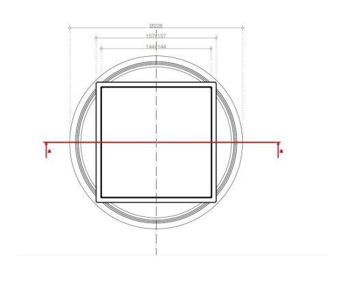Душевой трап Pestan Plate 13702565 10х10 хром - фото 2