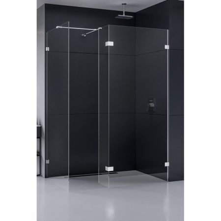 Душевая перегородка New Trendy EVENTA Chrome EXK-4640 35х200 стекло прозрачное профиль хром