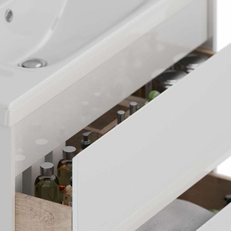 Тумба под раковину LeMark Combi LM03C100T 100х40 напольная цвет белый