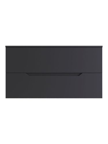 Тумба под раковину Orange Line Li-100TugMDF 100х50 подвесная цвет серый - фото 2