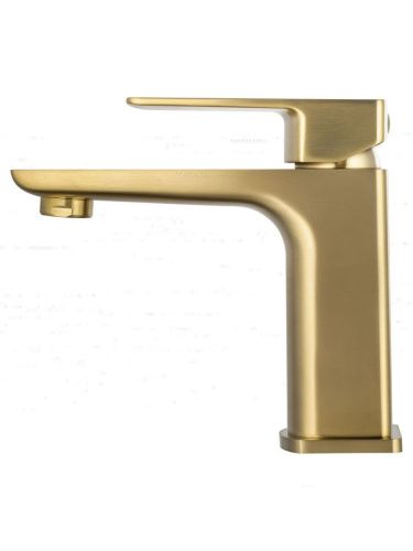 Смеситель Wonzon & Woghand Edge WW-88139003-BG на раковину золото - фото 2