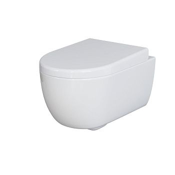 Унитаз подвесной Ambassador Abner 103T20001R-102T20001 белый с сиденьем микролифт