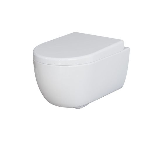 Унитаз подвесной Ambassador Abner 103T20001R-102T20001 белый с сиденьем микролифт