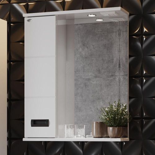 Зеркало-шкаф Onika Балтика 205848 60х70 подвесной цвет белый - фото 2