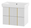 Тумба под раковину Brevita Vega VEG-09070-0102Я 60х40 подвесная цвет белый