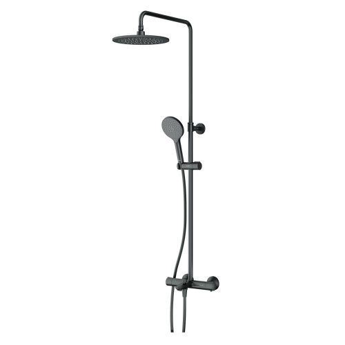 Душевая стойка Am.Pm Like F0780522 настенная цвет черный с термостатом - фото 2