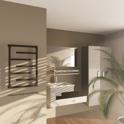 Полотенцесушитель электрический Altasan ЛабиринтПроф ЛабиринтПроф5кр8050ЧМ 55х80 черный - фото 2