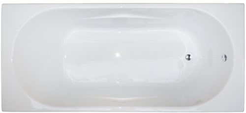 Ванна акриловая Royal Bath TUDOR RB407701 170х75 пристенная прямоугольная без ножек и каркаса