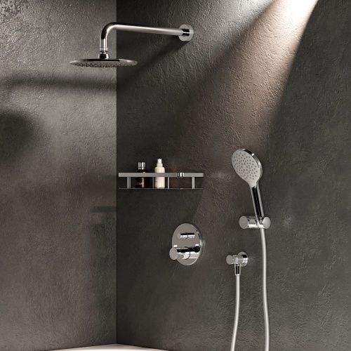 Душевая система Am.Pm X-Joy FT85A1RH10 встраиваемая в стену цвет хром с термостатом