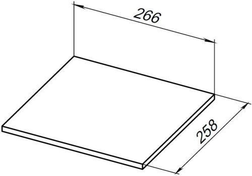 Полка для стеллажа Allen Brau Liberty 1.33009.GR-S