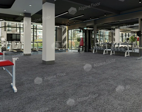 Ковровая плитка Alpine Floor Astoria 401-1 Ротонда толщина 0.7 см 33 класс 500х500 - фото 5