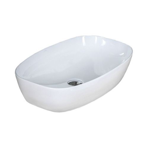 Раковина из сантехнического фарфора Melana A500A-805 60х40 накладная цвет белый без отверстий под смеситель - фото 5