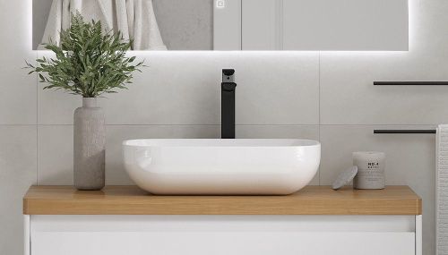 Столешница Velvex KLAUFS st.KLA.100 дуб французский 100х50 накладная цвет дерево - фото 2