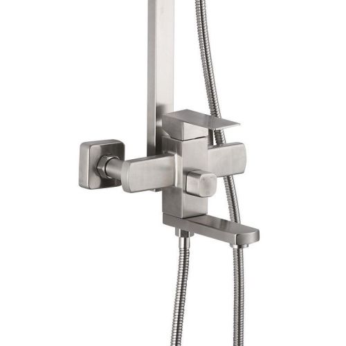 Душевая стойка Fashun A52402 настенная цвет серый - фото 4