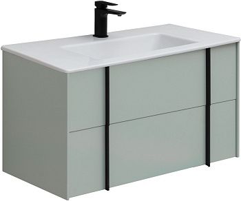 Тумба под раковину Allen Brau Reality 1.32006.PWM 90х50 подвесная цвет зеленый