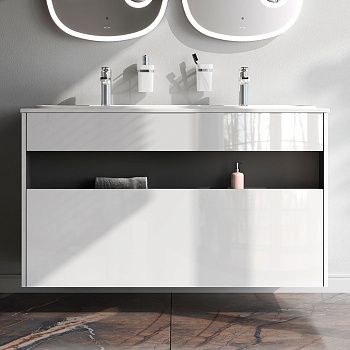 Тумба под раковину Am.Pm Func M8FFUX1201WG 120х50 подвесная цвет белый