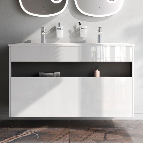 Тумба под раковину Am.Pm Func M8FFUX1201WG 120х50 подвесная цвет белый