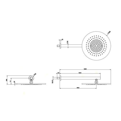 Верхний душ Gessi Gessi316 54148#239 нержавеющая сталь - фото 2