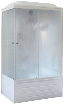 Душевая кабина Royal Bath BP RB8100BP1-M-R 100х80 прямоугольная с крышей ориентация правая