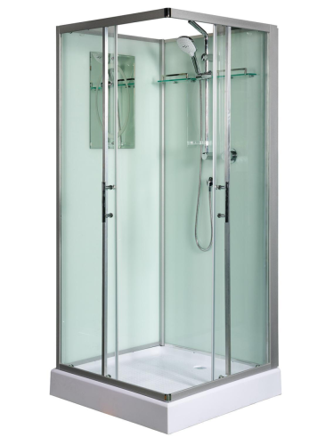 Душевая кабина WeltWasser WW500 10000003260 90х90 квадратная без крыши ориентация универсальная - фото 3