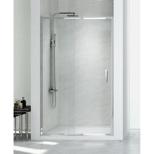 Душевая дверь New Trendy NEW CORRINA D-0251A 130х195 стекло прозрачное профиль хром - фото 2