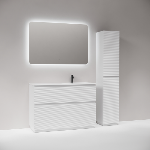 Тумба под раковину Sancos FOLK Floor FL120FRW 120х40 напольная цвет белый - фото 2