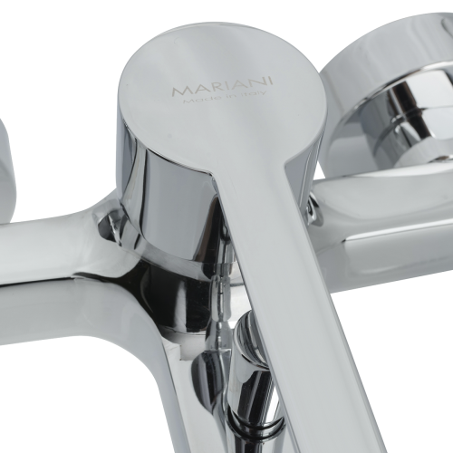 Смеситель для ванны Mariani Winter B00212WN настенный хром - фото 3