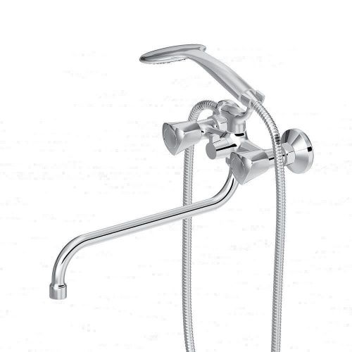 Смеситель для ванны и душа Damixa Object 349500000 настенный хром - фото 4