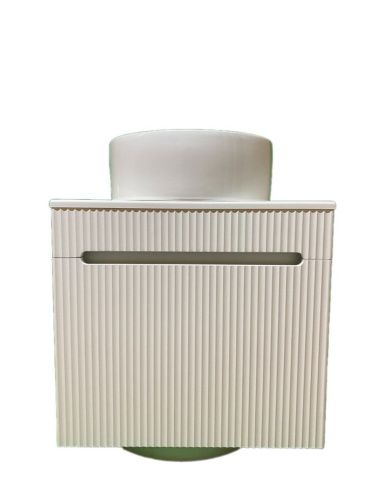 Тумба с раковиной Sintesi STL.W7025_SIN-LVB-APP-416 60х60 подвесная цвет белый - фото 2