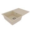 Кухонная мойка LeMark Imandra 760 9910026 75х50 цвет бежевый поверхность матовая