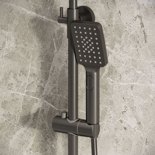 Душевая стойка Grossman Cosmo 500.K35.02.420 настенная цвет черный - фото 5