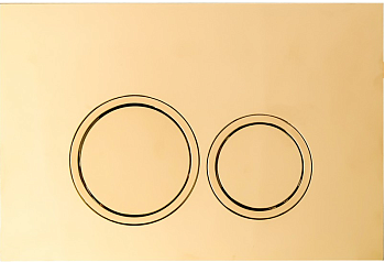 Клавиша смыва механическая Cerutti SPA CR05CG цвет золото