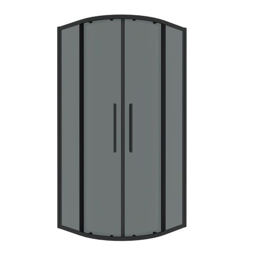 Душевой уголок Grossman Cosmo 301.K33.02.9090.21.10 90х90 стекло тонированное профиль черный без поддона