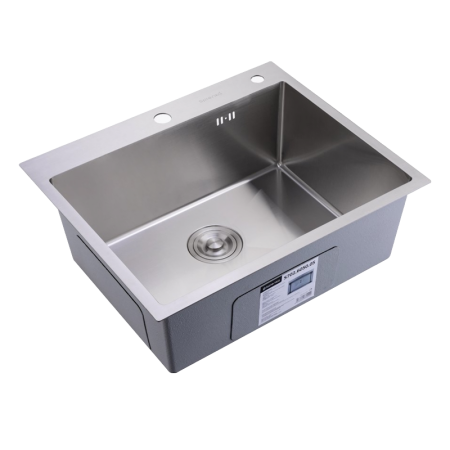 Кухонная мойка Splenka S702.6050.05 60х50 цвет серый поверхность матовая