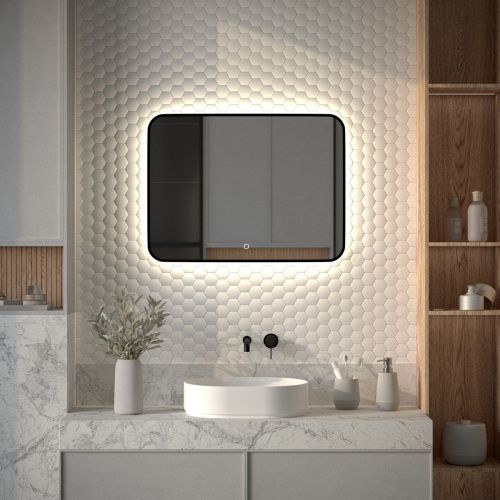 Зеркало с подсветкой Defesto AURA DF 2967SH 80х60 подвесное - фото 3