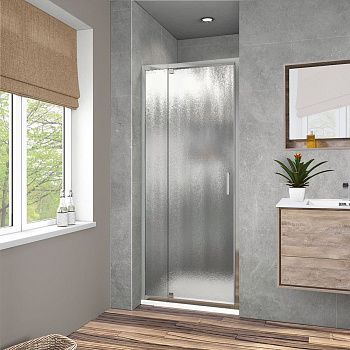 Душевая дверь Vincea Intra VDP-1I7080CH 80х190 стекло текстурное профиль хром